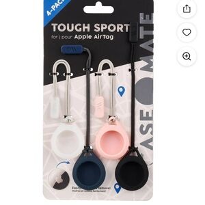 Case-Mate AirTag Holder Apple Air Tag - Clear, Black, Navy, Blush nwt